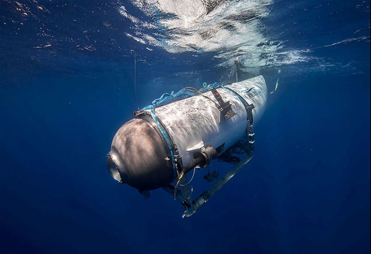 <i>Oceangate/AFP/Getty Images/File</i><br/>OceanGate's Titan submersible is pictured.