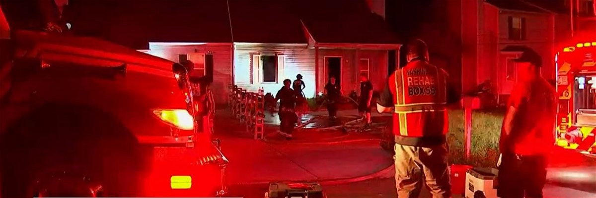 <i></i><br/>A woman said she rescued her two daughters and three granddaughters from a duplex that caught fire on the 3400 block of Tisdall Drive.