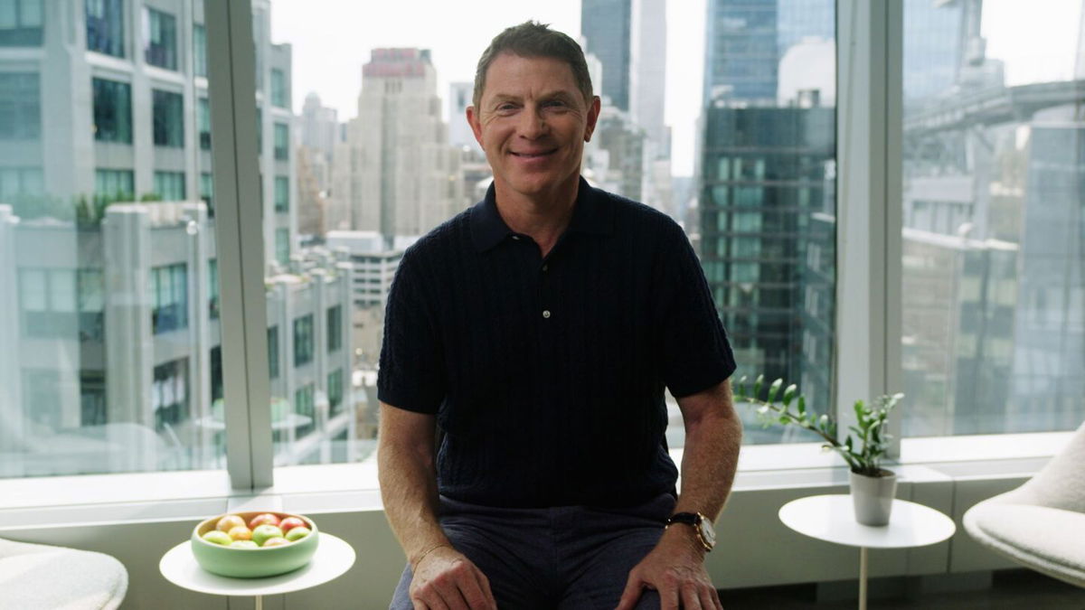 Bobby Flay came by CNN's Hudson Yards office in Manhattan to give CNN's Wellness team some food tips.