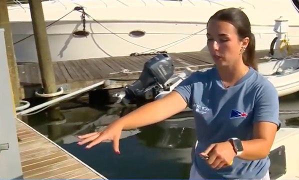 <i>WCVB</i><br/>A woman who works at a Massachusetts yacht club has been recognized by local officials for helping 10 people