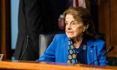 Sen. Dianne Feinstein attends a Senate Judiciary Business Meeting at the Senate Dirksen Office Building on Capitol Hill on May 18 in Washington