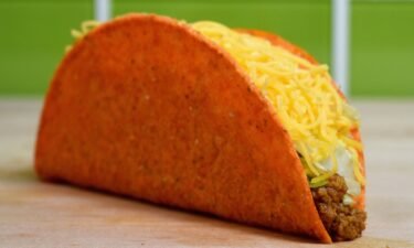Taco Bell's Doritos Locos Taco is pictured here.