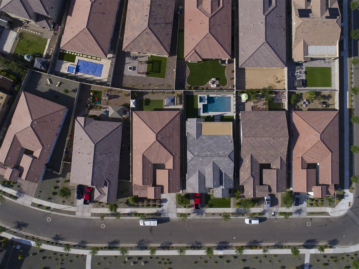 <i>Rebecca Noble/Bloomberg/Getty Images</i><br/>US mortgage rates surged this week to their highest level in 21 years. Newly constructed homes in Queen Creek