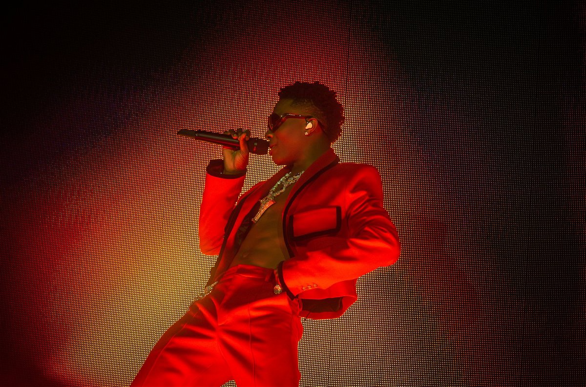 <i>Joe Okpako/WireImage/Getty Images</i><br/>Wizkid performs in front of a sell-out crowd of 45