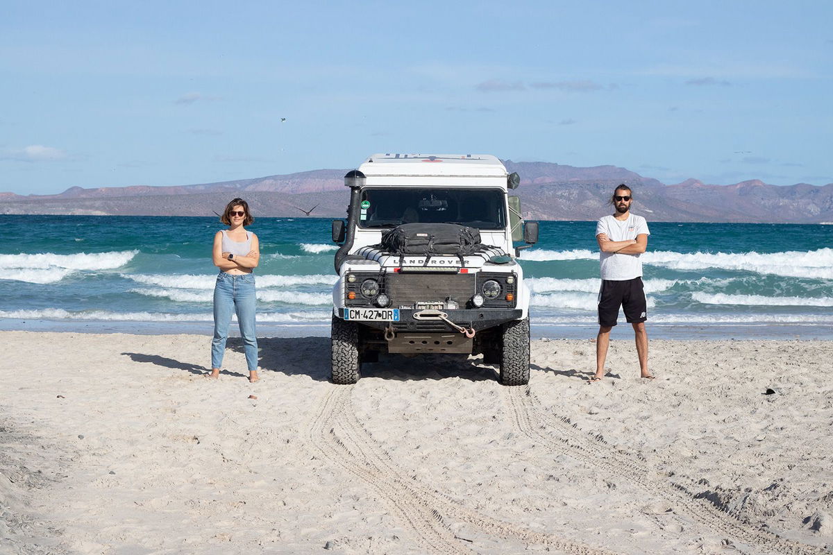 Nicolas Chazee and Mathilde are taking a year-long road trip around the world.