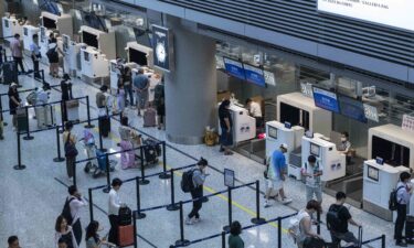 Hongqiao International Airport in Shanghai is seen here.