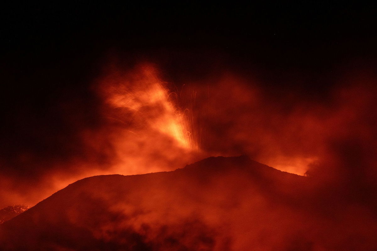 <i>Orietta Scardino/EPA-EFE/Shutterstock</i><br/>Travelers grounded due to the eruption of the Etna volcano and closure of Catania airport.