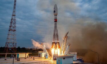 Soyuz-2.1b rocket with the moon lander Luna-25 automatic station takes off from a launch pad at the Vostochny Cosmodrome in the Russian Far East on August 11.