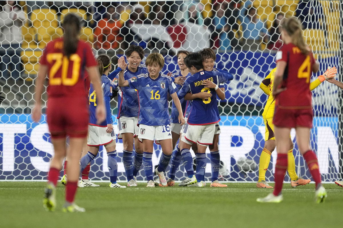 <i>Jose Breton/Pics Action/NurPhoto/Getty Images</i><br/>Moeka Minami challenges for the ball against Norway.