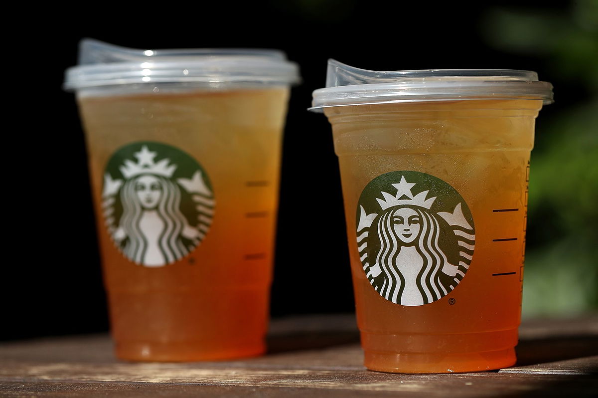 <i>Justin Sullivan/Getty Images</i><br/>Cold drinks made up 75% of Starbucks' beverage sales last quarter.