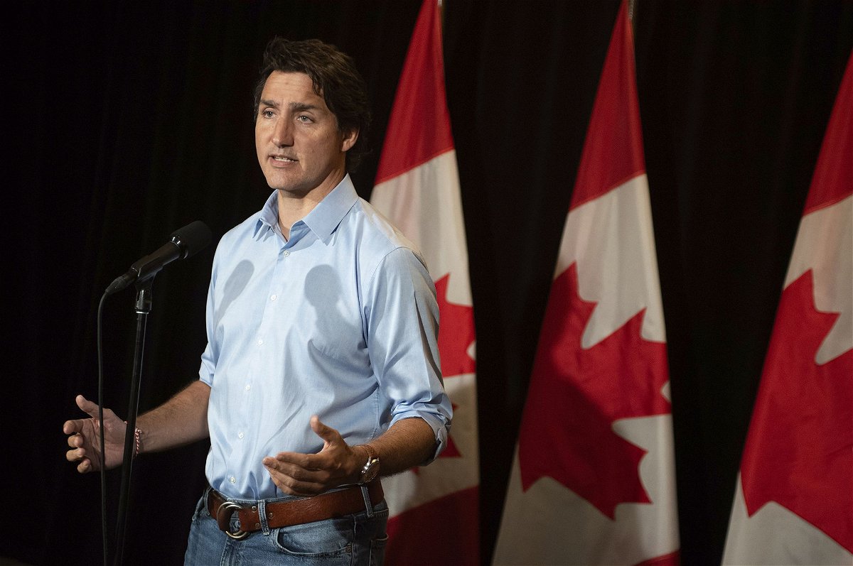 <i>Brian McInnis/The Canadian Press/AP</i><br/>Canada's Prime Minister Justin Trudeau is pictured here.