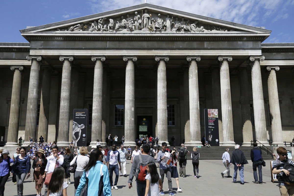 <i>Tim Ireland/AP/FILE</i><br/>The director of the British Museum Hartwig Fischer has stepped down.