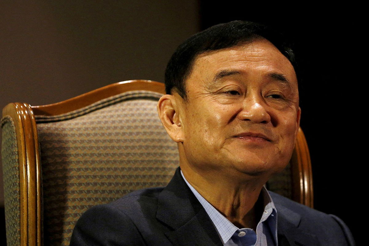 <i>Edgar Su/Reuters/File</i><br/>Former Thai Prime Minister Thaksin Shinawatra looks on during an interview in Singapore on February 23