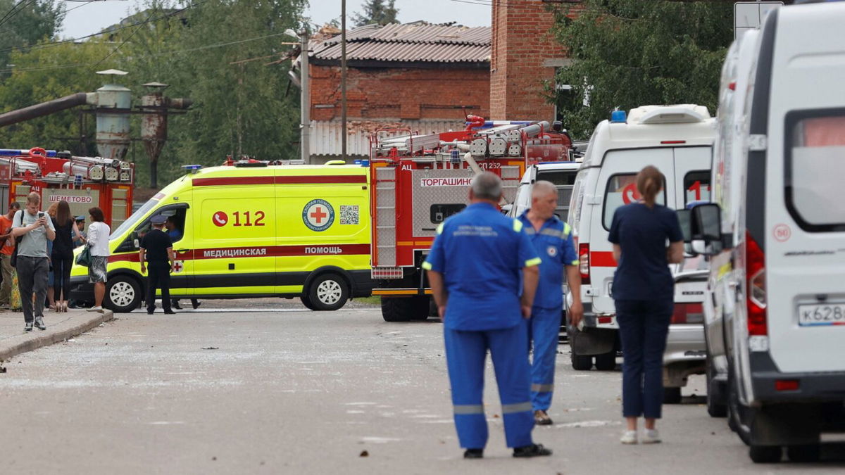 <i>Reuters</i><br/>An explosion at an industrial plant near Moscow