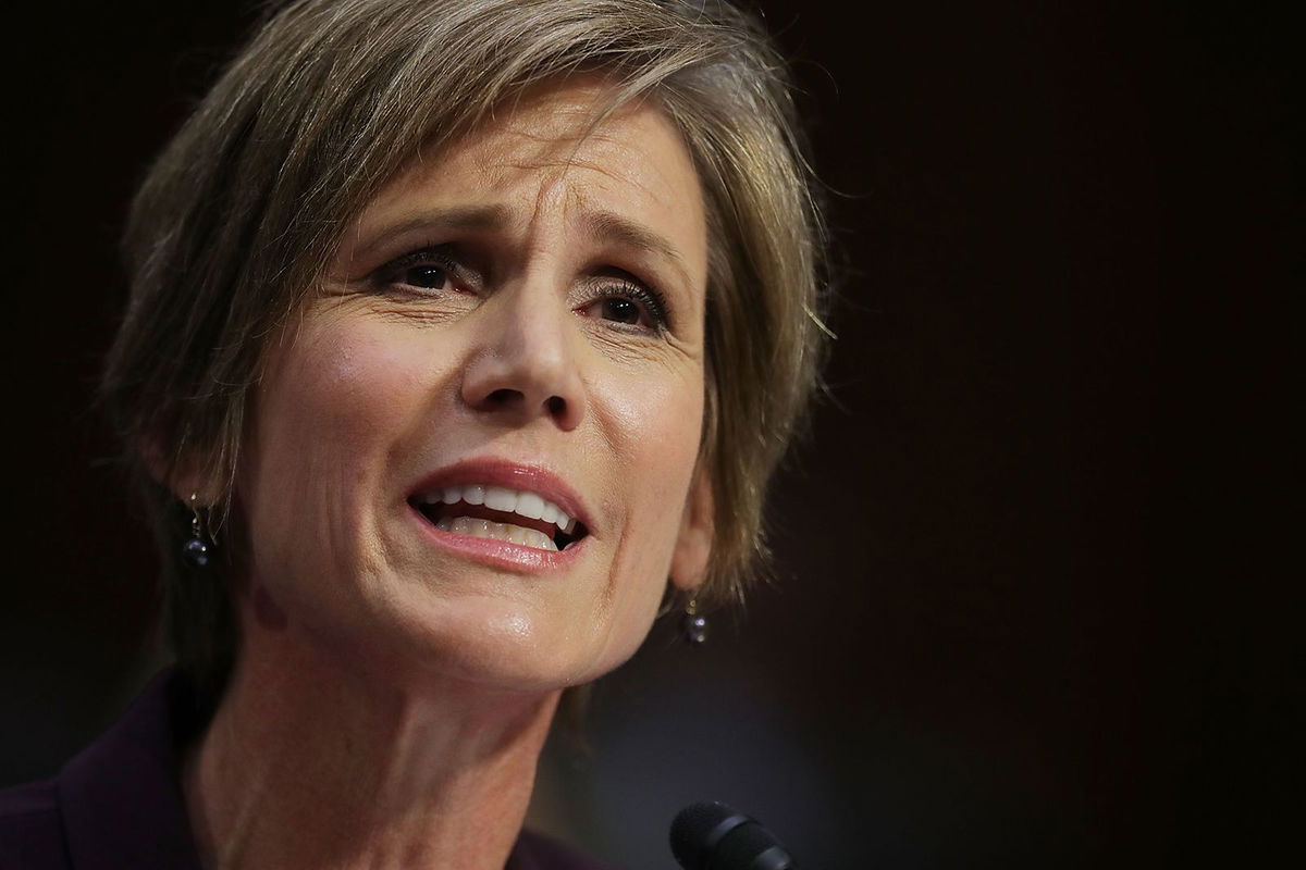 <i>Chip Somodevilla/Getty Images/File</i><br/>Sally Yates