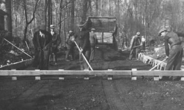 The history of how roads are built