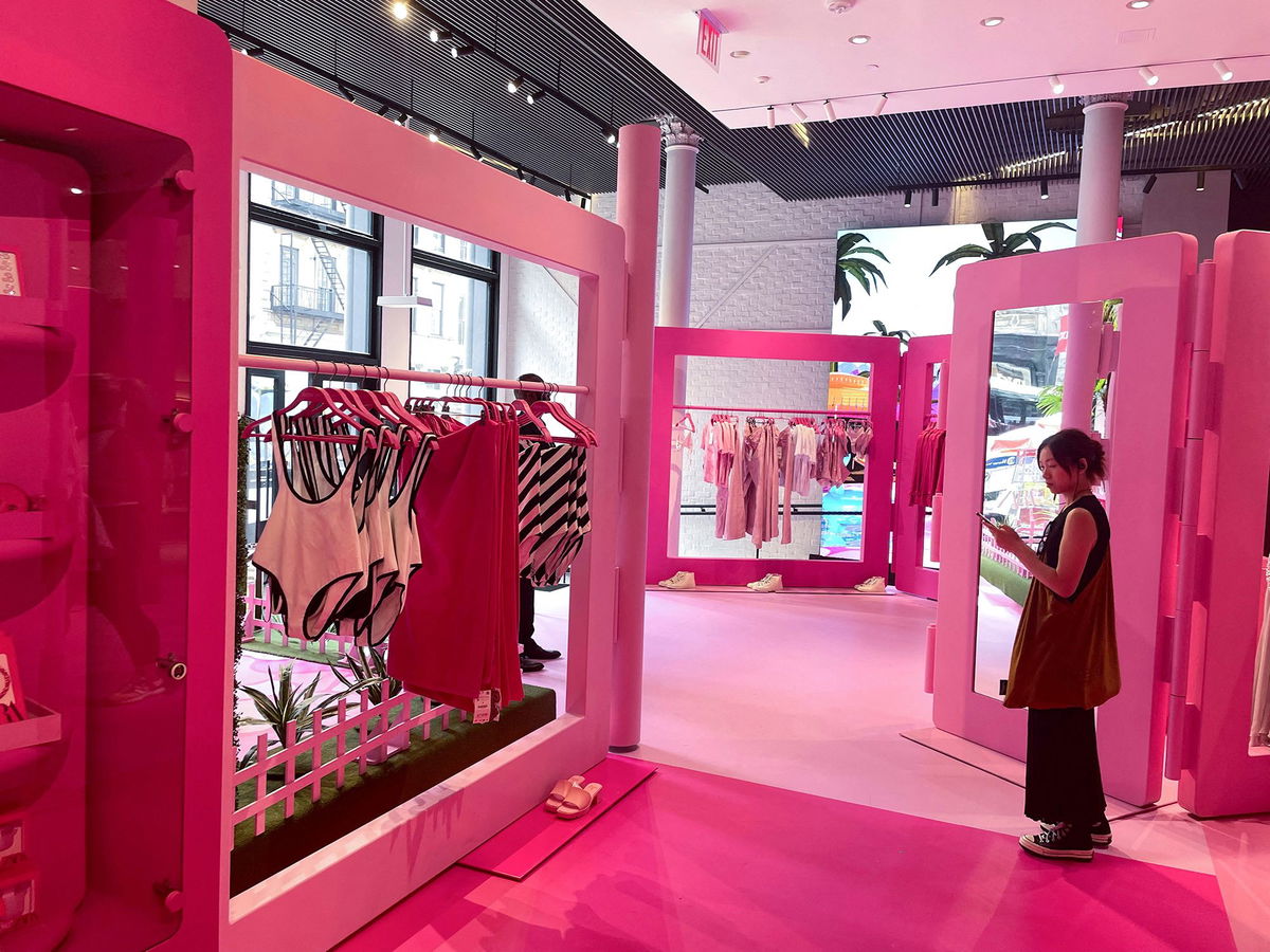 Barbie pop-up in Zara's Soho store in New York City.