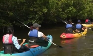 The Broward County Parks and Recreation Department offers an adaptive kayaking program for people who are blind or visually impaired.