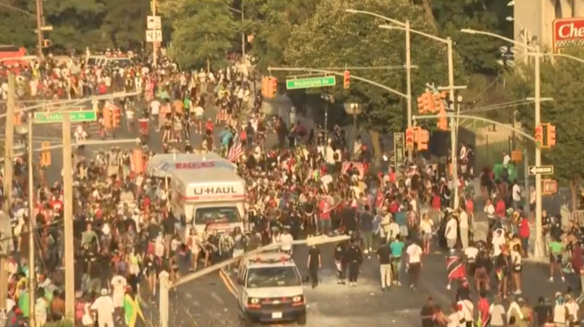 <i></i><br/>People gathered in Brooklyn