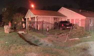 A father and son in northwest Houston have cleanup ahead of them after a truck crashed into their home on September 17.