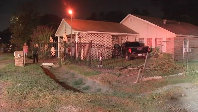 <i>KTRK</i><br/>A father and son in northwest Houston have cleanup ahead of them after a truck crashed into their home on September 17.