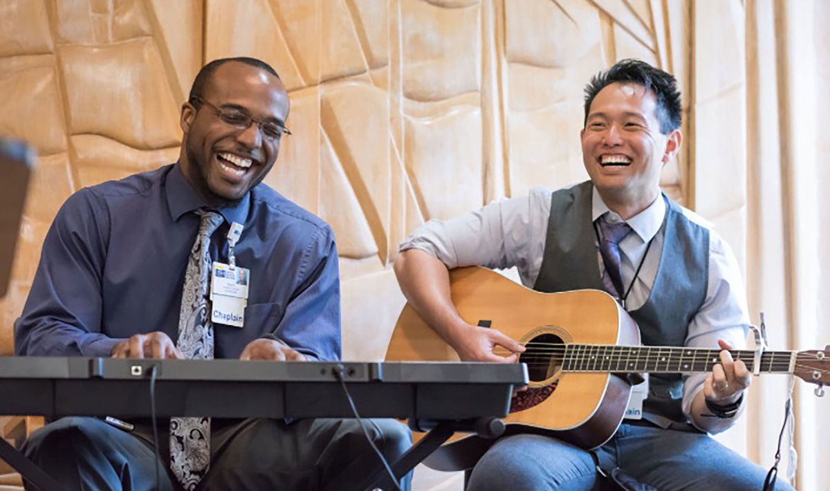 Park and Samuel Williams have been fellow chaplains at the hospital for years.