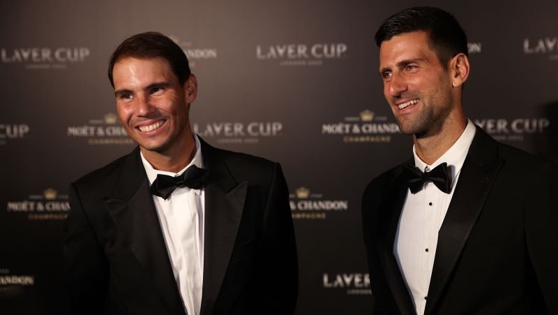 <i>Tim Clayton/Corbis via Getty Images</i><br/>Rafael Nadal calls Novak Djokovic greatest tennis player ever.