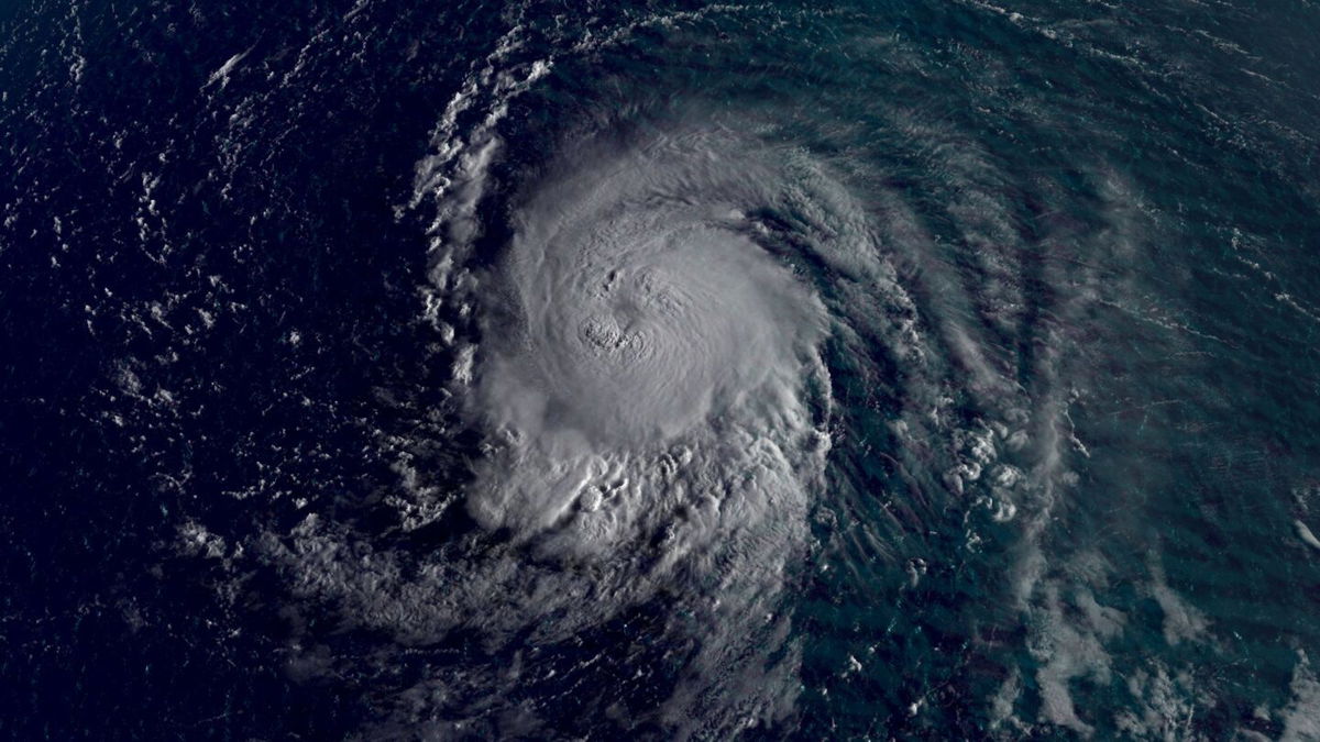 <i>CNN</i><br/>Satellite image shows Hurricane Lee over the Atlantic Ocean on September 7.