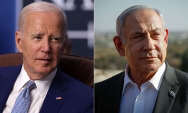 US President Joe Biden and Israeli Prime Minister Benjamin Netanyahu are pictured in a split image. Biden is set to hold a long-anticipated meeting with Netanyahu in New York