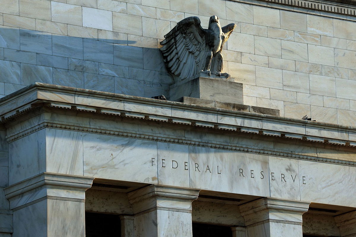 The Federal Reserve Headquarters are pictured on March 21, 2023 in Washington, DC. The Federal Reserve is expected to hold its benchmark lending rate steady at the conclusion of its September policy on September 20.