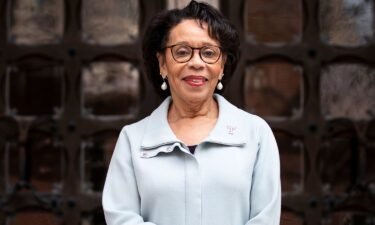 Temple University Acting President JoAnne Epps died suddenly Tuesday afternoon after falling ill during a university memorial service. Epps is seen here on April 11 in Philadelphia.