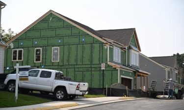 A new home is built at a housing development in Fairfax