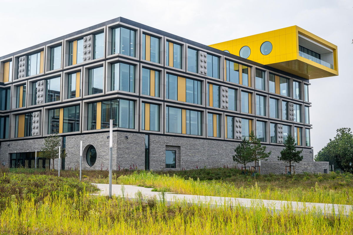 Lego Campus, the office for Lego employees, in the Danish town of Billund, seen in September 2020.