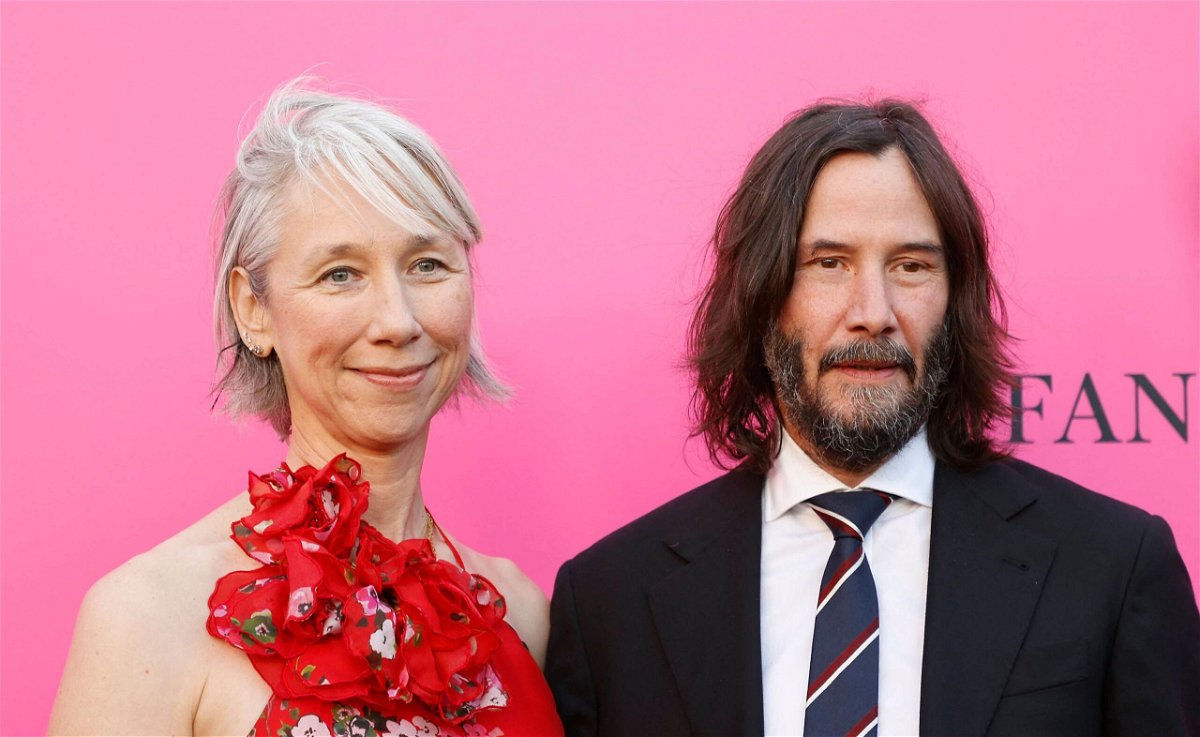 <i>Michael Tran/AFP/Getty Images/File</i><br/>Alexandra Grant (L) and Keanu Reeves (R) arrive for the MOCA Gala 2023 at the Geffen Contemporary at MOCA (Museum of Contemporary Art) in Los Angeles