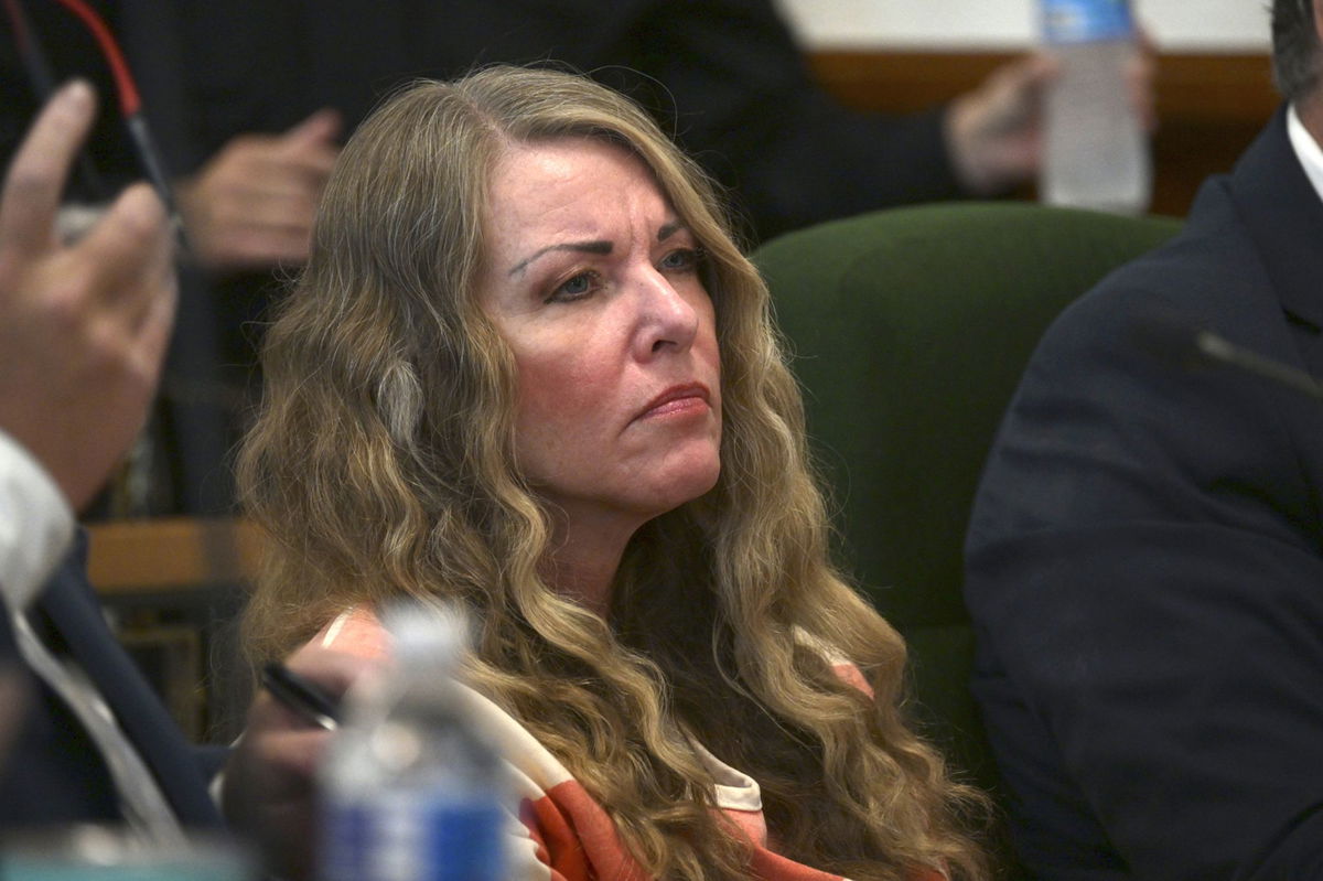 <i>Tony Blakeslee/AP</i><br/>Lori Vallow Daybell sits during her sentencing hearing at the Fremont County Courthouse in St. Anthony