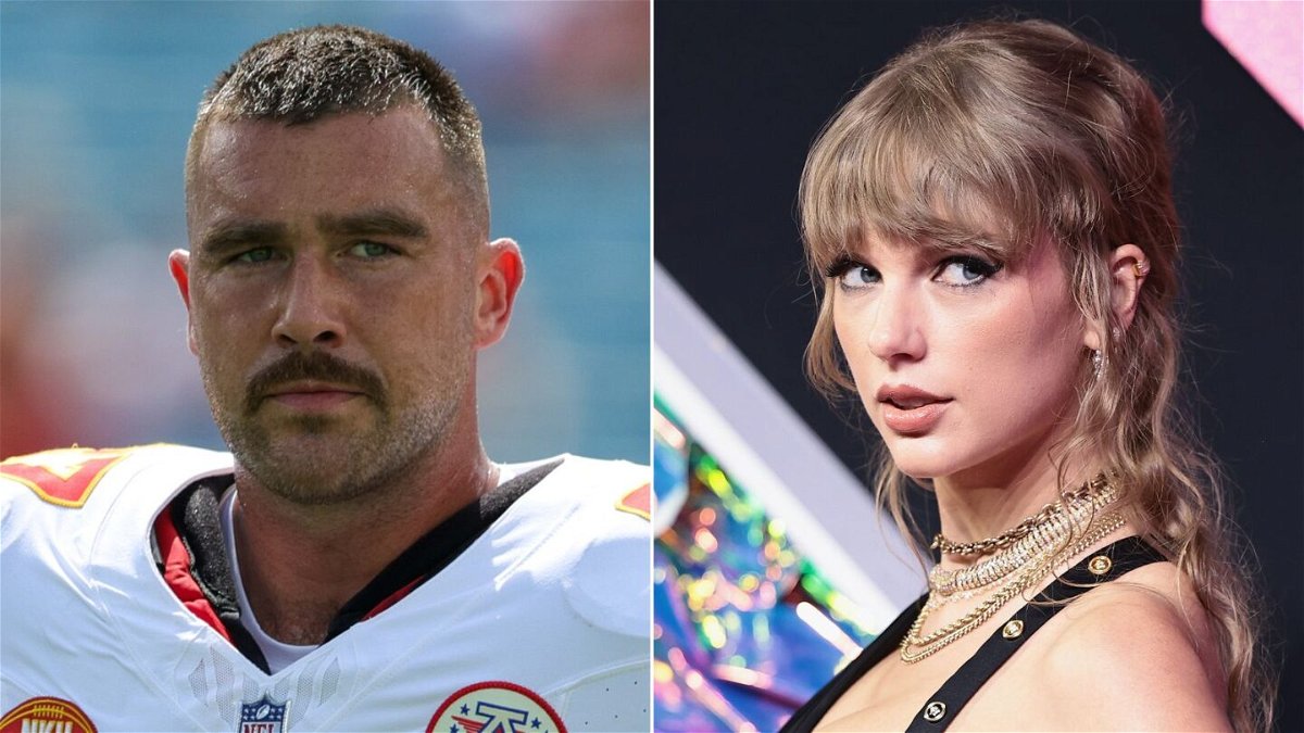 There are rumors that Travis Kelce and Taylor Swift are dating.
