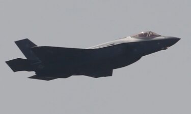 A Lockheed Martin F-35 Lightning II performs a demonstration flight at the Paris Air Show in 2017.