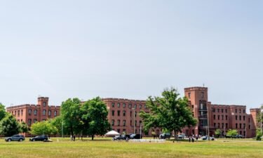 The Department of Homeland Security's St. Elizabeths Campus is seen here in Washington on June 15. The DHS is investigating whether floor plans and other security information were exposed in a ransomware attack.