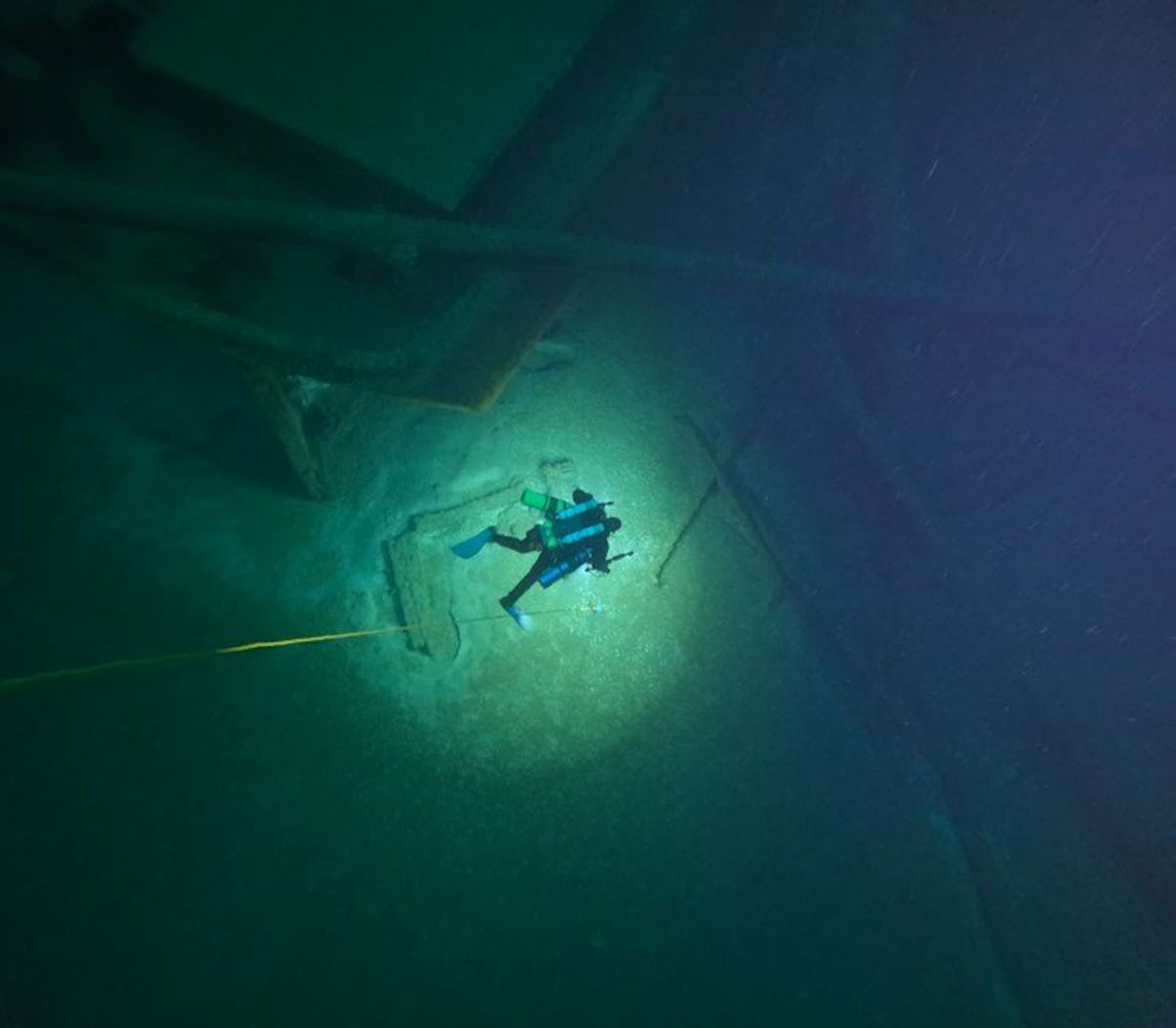 The Wisconsin Historical Society released this image from Lake Michigan.