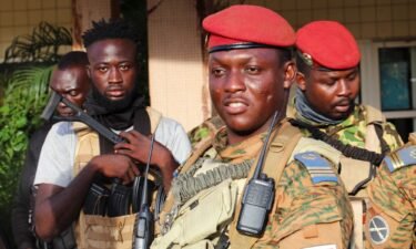 The thwarted coup attempt comes nearly a year after Burkina Faso's junta leader Ibrahim Traore (center) seized power in the West African nation.