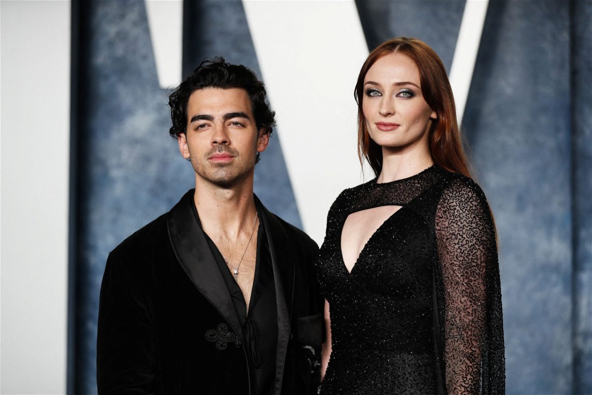 Joe Jonas and Sophie Turner at the 2023 Vanity Fair Oscar party in Beverly Hills. Turner and Jonas’ divorce is getting complicated.