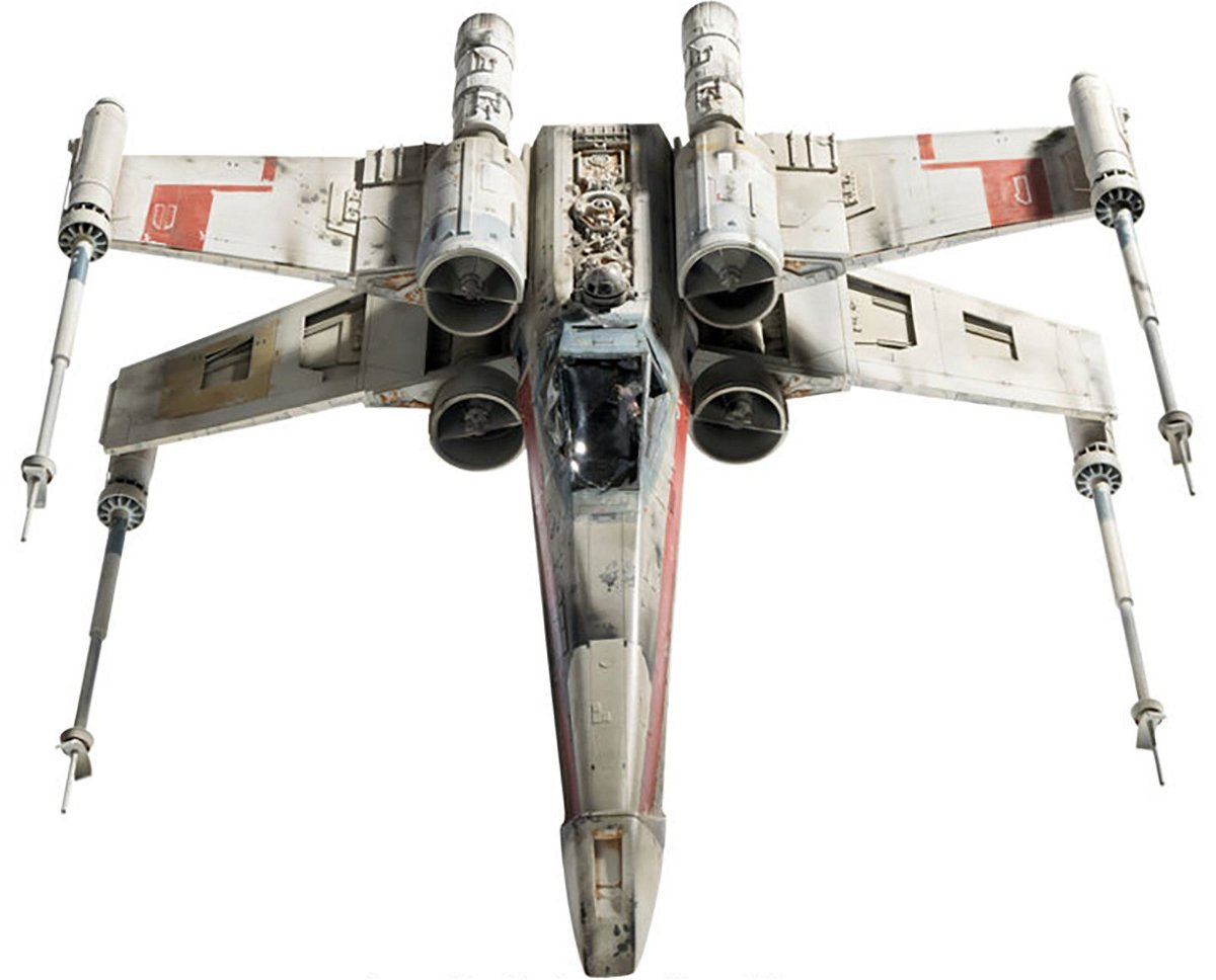 A long-lost model of an X-wing fighter used in the original 1977 “Star Wars” movie is up for auction, with a starting price of $400,000.