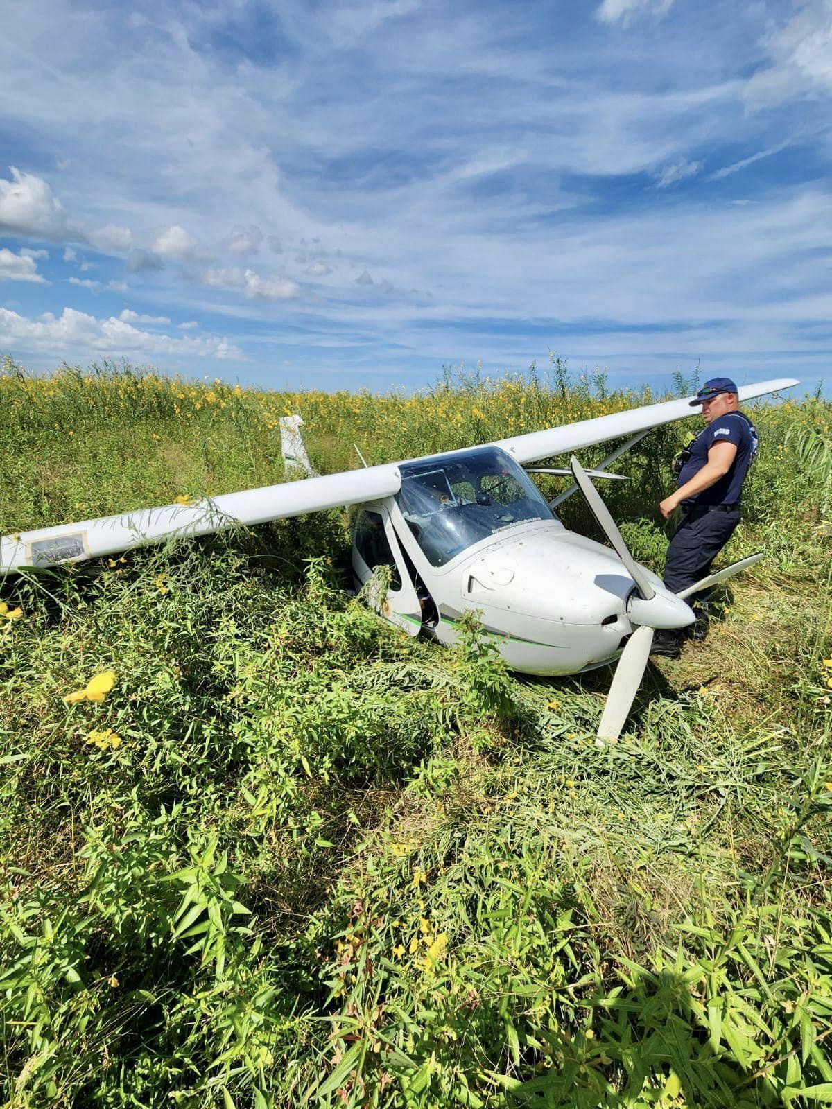 <i>St. Lucie County Fire District/Facebook/WPTV</i><br/>A small plane crash-landed in a remote area in western St. Lucie County Wednesday afternoon.