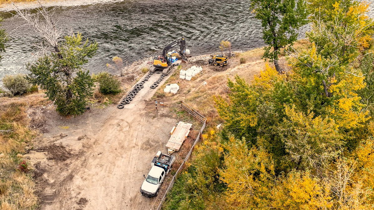 Improvements to the North Fork boat ramp are now completed. Users will find an improved ramp and repairs made to the riverbank.