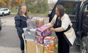 Supplies delivered to American Falls School District on Monday