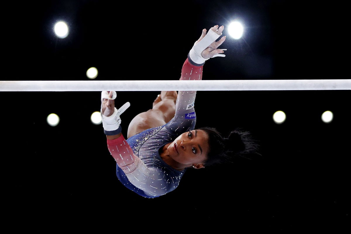 Biles is returning to the world stage for the first time since Tokyo 2020.