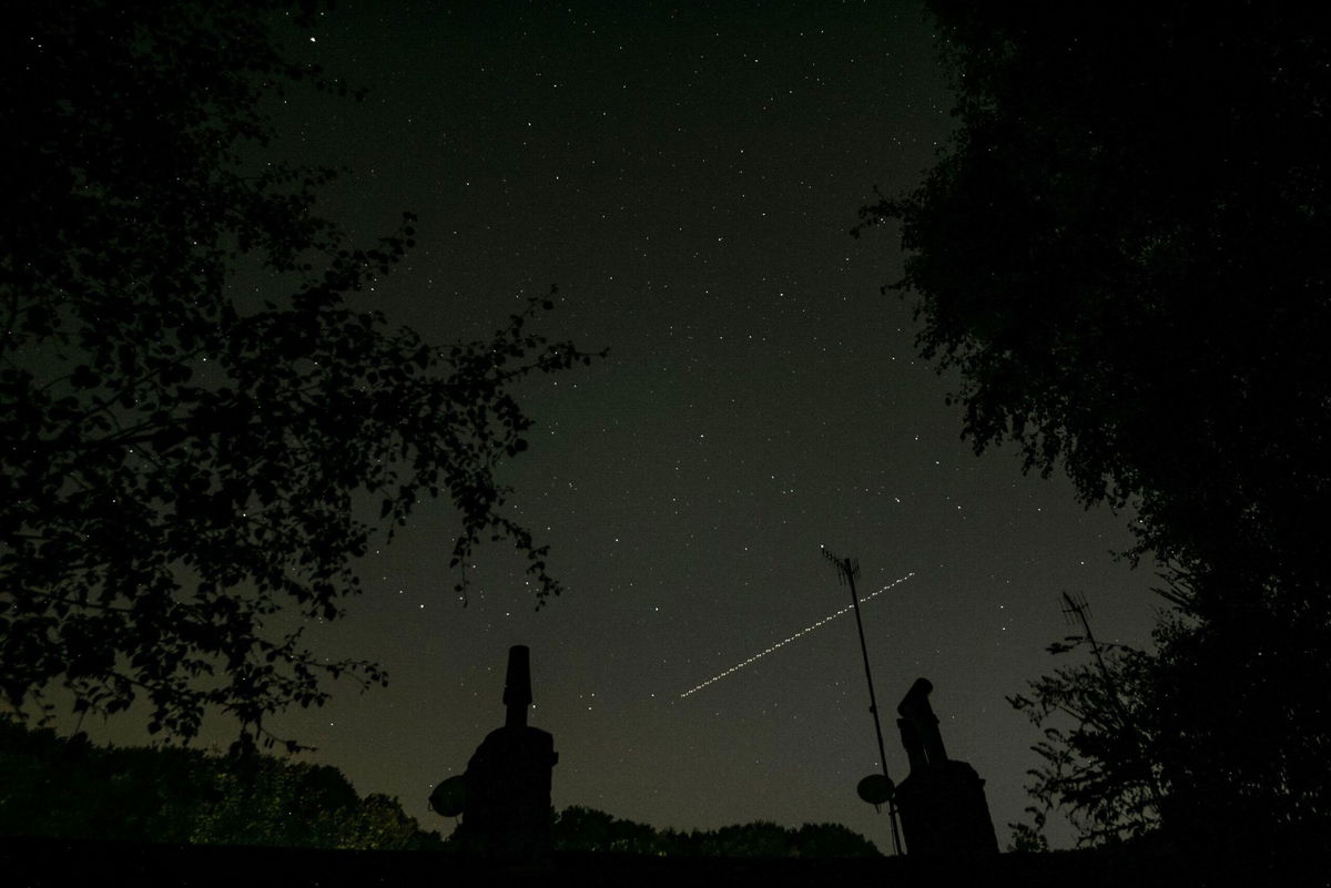 A Draconid meteor can be seen in the sky above England's West Yorkshire in October 2020. Unlike many meteor showers, the Draconids aren’t ones you’ll have to stay up late to witness.