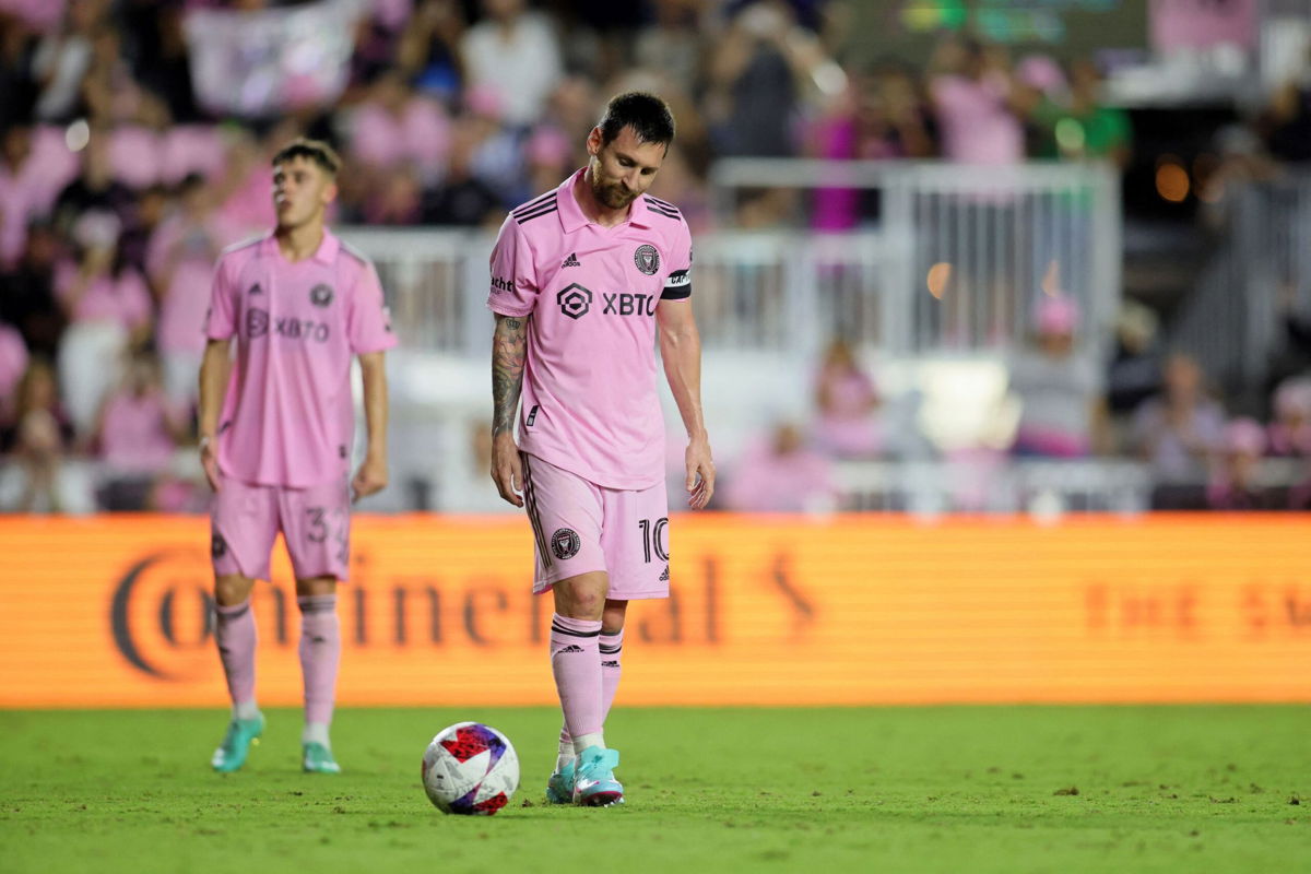 <i>Sam Navarro/USA Today/Reuters</i><br/>Lionel Messi suffered his first defeat for Inter Miami.