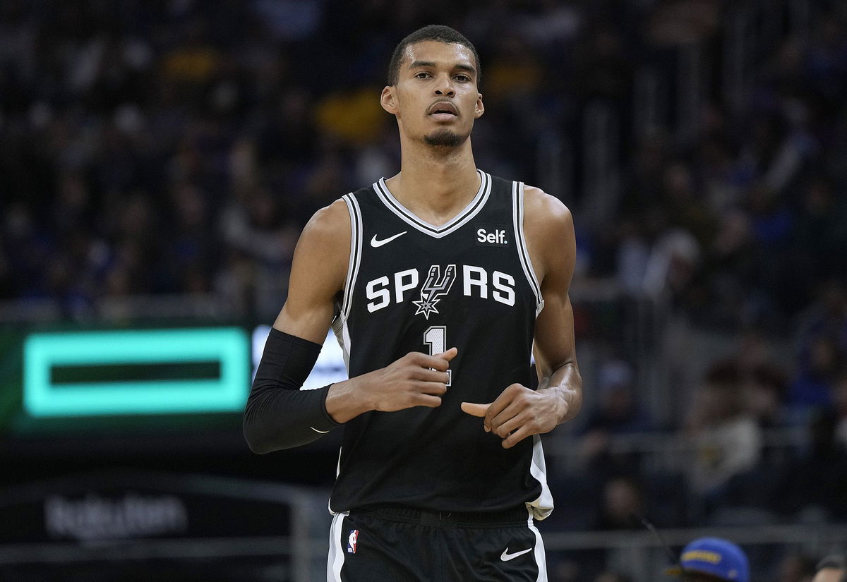 <i>Thearon W. Henderson/Getty Images</i><br/>Victor Wembanyama will make his debut for the San Antonio Spurs on Wednesday.