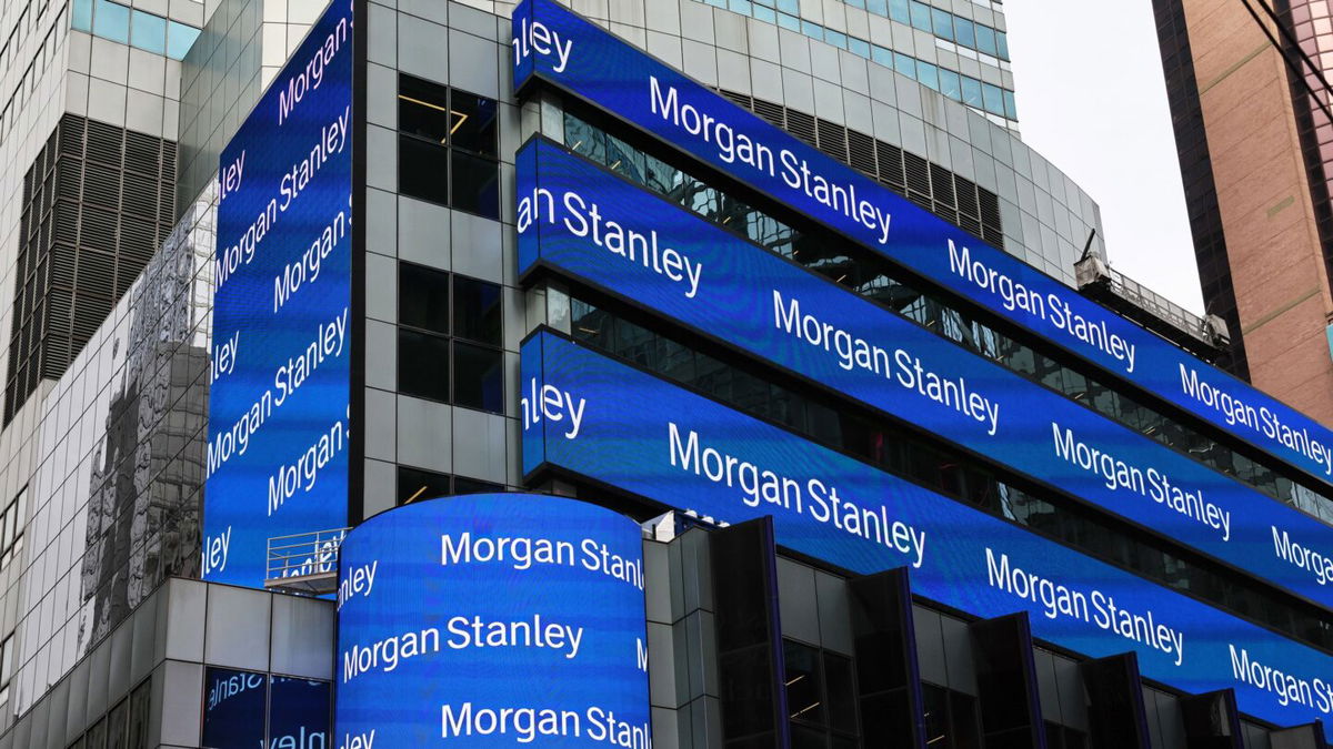 <i>Michael M. Santiago/Getty Images</i><br/>Morgan Stanley seen on January 17